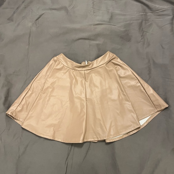 Fashion Nova Tan Circle Skirt - Picture 9 of 11